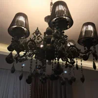 لوستر مشکی|لوستر و چراغ آویز|مشهد, دانشجو|دیوار