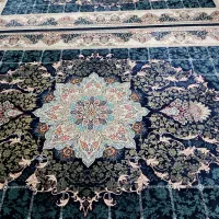 فرش ۹متری سرمه ای ۲عدد|فرش|اسفرورین, |دیوار