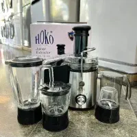 آبمیوه گیری 4کاره مخلوط کن آسیاب گلویی استیل هوکو