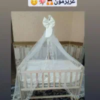 گهواره سنتی مدل cتخت کنار مادر مدل c|تخت و صندلی بچه|تبریز, |دیوار