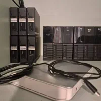 هارد اکسترنال سالم با آرشیو فیلم‌های 4K و بلوری