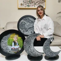 تابلو دکوراتیو ماه نورانی (تابلو برجسته)