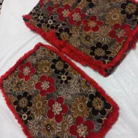 رو بالشی مخمل طرح دار