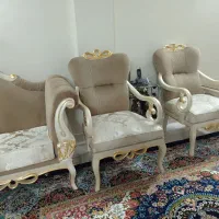 مبل ۷ نفره و میز غذاخوری ۶ نفره|مبلمان خانگی و میز عسلی|ری, شهادت|دیوار