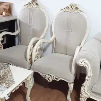 مبل کلاسیک ۷ نفره ام دی اف|مبلمان خانگی و میز عسلی|رشت, پل تالشان|دیوار