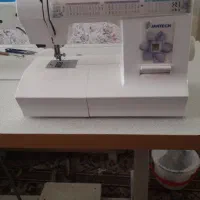 چرخ خیاطی جانتک مدل k300مشابه نو همراه کمد
