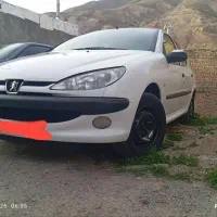 پژو ۲۰۶  تیپ ۲ سفید مدل دی ۹۸