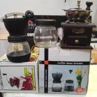 قهوه ساز روگازی فرنچ پرس اسیاب دستی تمپرفوم سازشیر