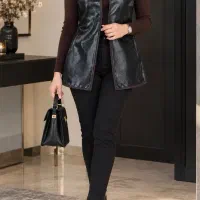 وست یا جلیقه ی چرمی زنانه دخترانه