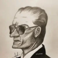 تعدادی طراحی چهره سیاه قلم|تابلو، نقاشی، عکس|پردیس, فاز ۱|دیوار