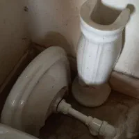 توالت فرنگی و روشویی|لوازم سرویس بهداشتی|لاهیجان, خمیر کلایه|دیوار