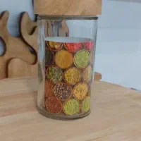 جاادویه چوبی گردان 12تایی نو|ظروف نگهدارنده، پلاستیکی، یک‌بارمصرف|فردیس, نگارستان|دیوار