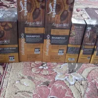 لوازم ارایشی ماسک و شامپو وروغن برای موهای کراتین