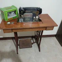میز چرخ خیاطی (مبل چرخ خیاطی) آلمان ۱۳۰ ساله