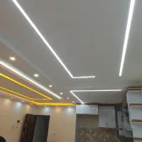 طراحی و اجرا لاین نوری هالوژن لوستر نورمخفی تابلو|لامپ و چراغ|شیراز, شهرک فرهنگیان|دیوار