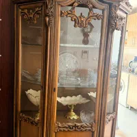 ویترین تمام چوب گردو