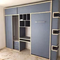 تخت کمجا تکنفره مشکی بتنی کار جدید نقد و اقساط