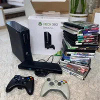 فروش Xbox 360 با حافظه 500 گیگ + ۲۵ بازی+کینکت|کنسول، بازی ویدئویی و آنلاین|قم, زنبیل آباد|دیوار