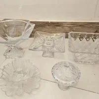 شیرینی خوری کریستال جی سی سی .گل پنبه ای.والتر|ظروف سرو و پذیرایی|قم, علی آباد|دیوار