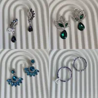 گوشواره جواهری شیک وارداتی|بدلیجات|نیشابور, فردوس شمالی|دیوار