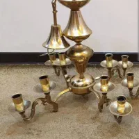 دوعدد لوستر قدیمی