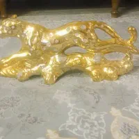 پلنگ سرامیکی|مجسمه، تندیس، ماکت|مشهد, توس (بلوار توس)|دیوار