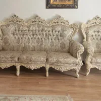 فروش مبل سلطنتی بسیار تر و تمیز|مبلمان خانگی و میز عسلی|جم, |دیوار