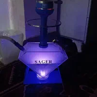 قلیان ساگر شیک و چراغ دار