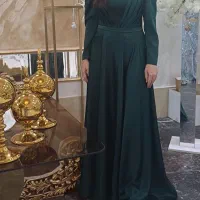 لباس مجلسی سبز لاکچری|لباس|تهران, فرودگاه مهرآباد|دیوار