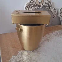 سطل آشغال و جا دستمال کاغذی|لوازم نظافت|مرند, |دیوار