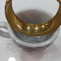 النگوی نقره روکش طلا|جواهرات|کرج, آق تپه|دیوار
