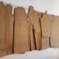 الگوی آماده خیاطی سایز ۳۶ تا ۵۴رگالی،پنس‌داروشلوار