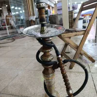 قلیان زرد مس کوبی به شرط