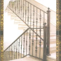 نرده فرفورژه با رنگ کوره|مصالح و تجهیزات ساختمان|یزد, |دیوار