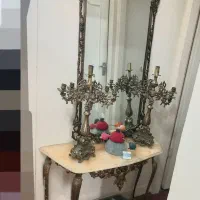آینه شمعدان برنز