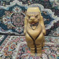 مجسمه شیر کار دست