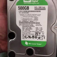 هارد وسترن سبز ۵۰۰گیگ نسل جدید ساتا اصلی|قطعات و لوازم جانبی رایانه|شیراز, گلکوب|دیوار