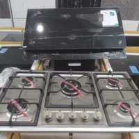 اجاق گاز استیل و شیشه ای کد 5006