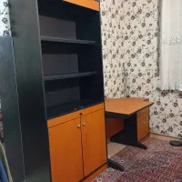 کتابخانه|کتابخانه، شلف، قفسه‌های دیواری|اندیشه, شهرک المهدی|دیوار