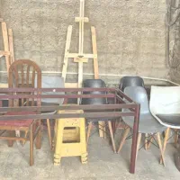میز و صندلی و سه پایه نقاشی|صندلی و نیمکت|خرم‌آباد, |دیوار