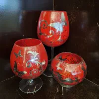 جا شمعی شیشه