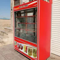 یخچال ۴درب قرمز مرتب وتاپینگ