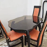 میز نهار خوری با سه صندلی