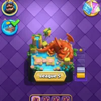 اکانت کلش رویال Level 56 king Tower 15