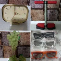 ساعت زنگدار سالم به همراه چند قلم جنس دیگر