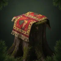 تابلوفرش دستباف جاجیم ورنی با قاب چوبی شیک|تابلو فرش|تبریز, |دیوار