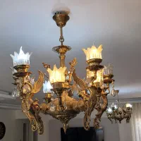 لوستر برنز طرح فرشته درحدنو