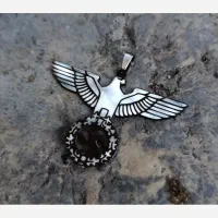 گردنبند عقاب آلمان نازی هیتلر نقره ای