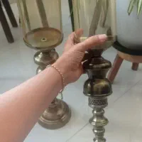 شمعدان کنار سالنی برنجی|صنایع دستی و سایر لوازم تزئینی|فردیس, فردیس|دیوار