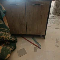 کابینت کابینت ام دی اف جنس خوب با بدنه فلز چکشی|مصالح و تجهیزات ساختمان|قرچک, میرزائی شمالی|دیوار